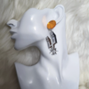SA SPURS Mirror Spur Earrings
